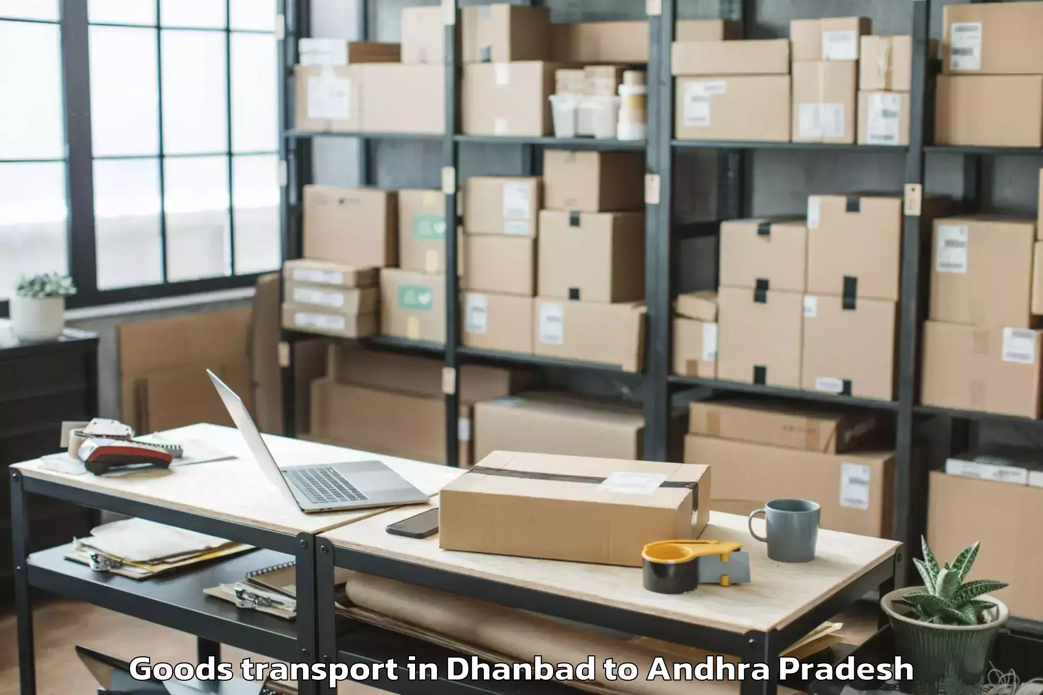 Professional Dhanbad to Ellore Goods Transport